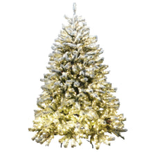 Load image into Gallery viewer, Snow Flocked LED Tree Light 9ft.
