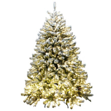 Load image into Gallery viewer, Snow Flocked Tree 9ft.
