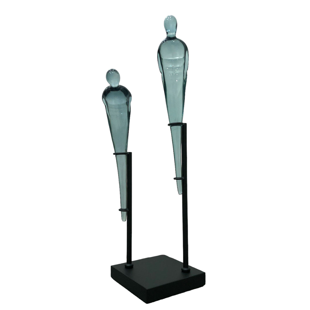 Two Glass Figures