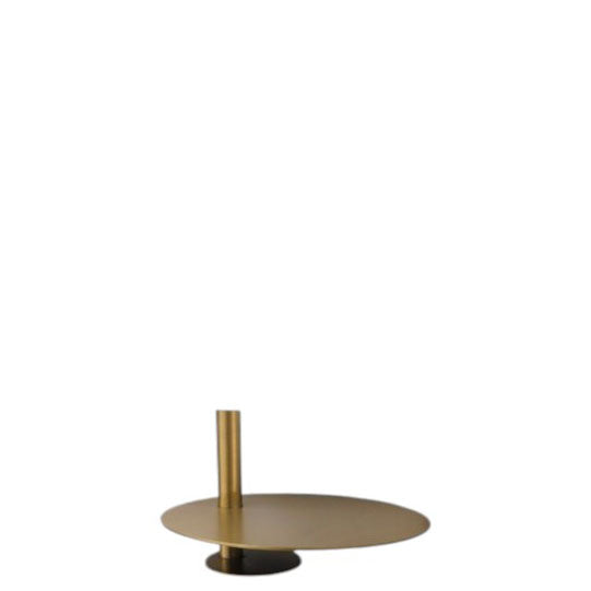 Brushed Gold Decor Round Big