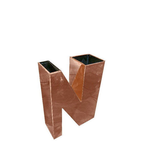 Copper Letter N