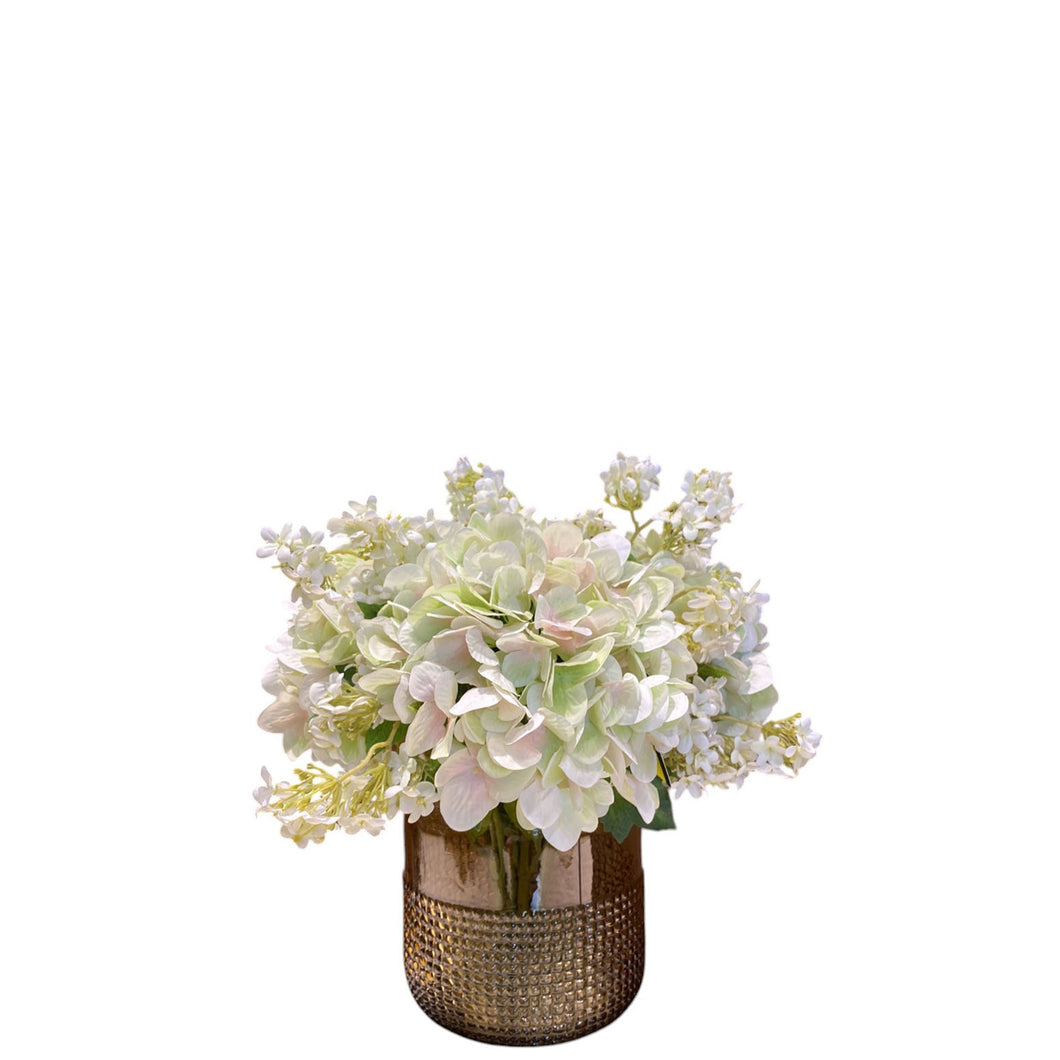 MKFA0069 Hydrangea & Pentas Mix Arrangement