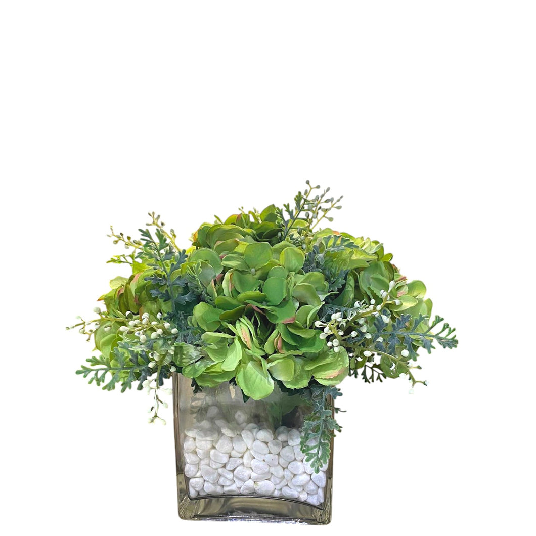 MKFA0250 Hydrangea & Celery Mix Arrangement