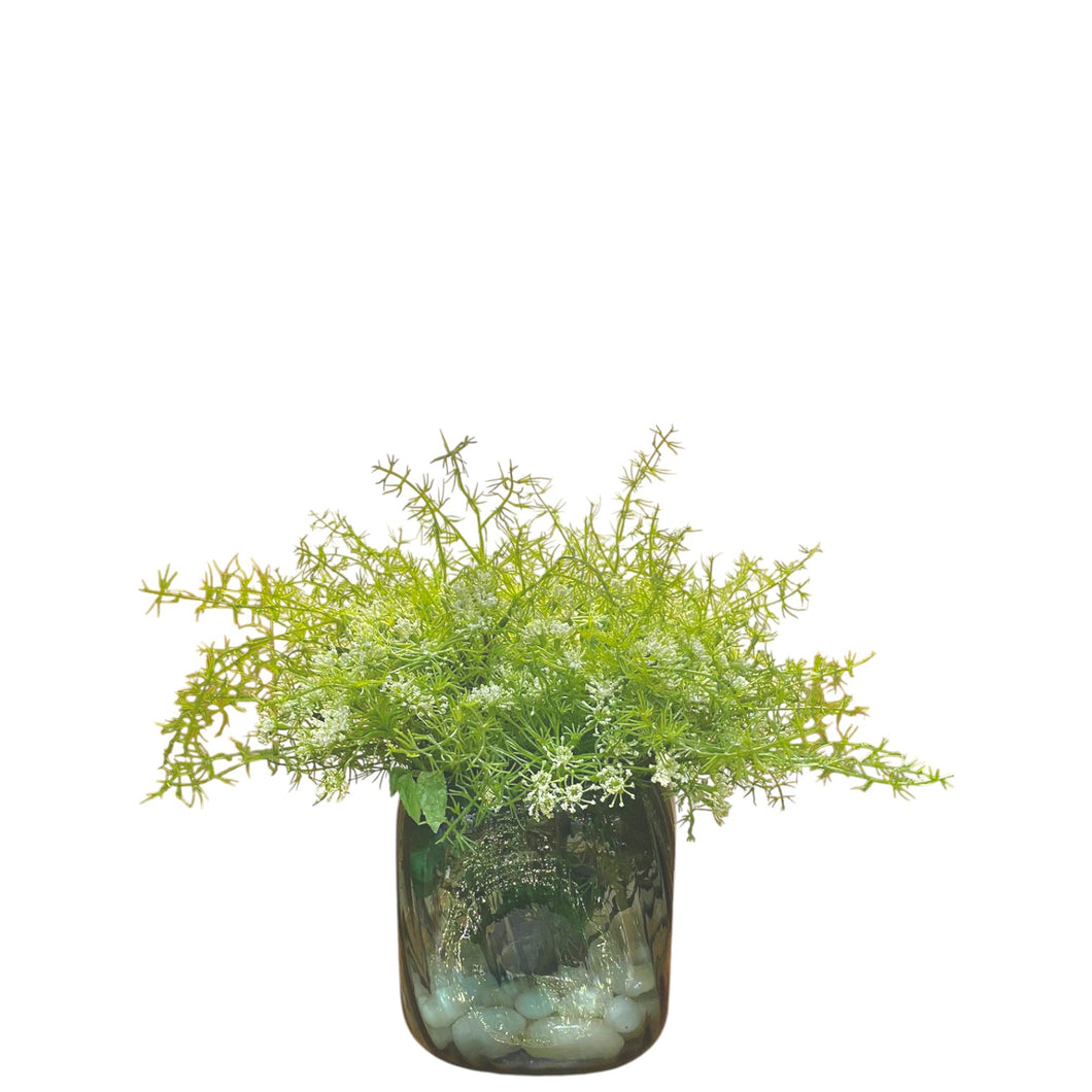 MKFA0281 Foliage & Queen Anne's Mix Arrangement