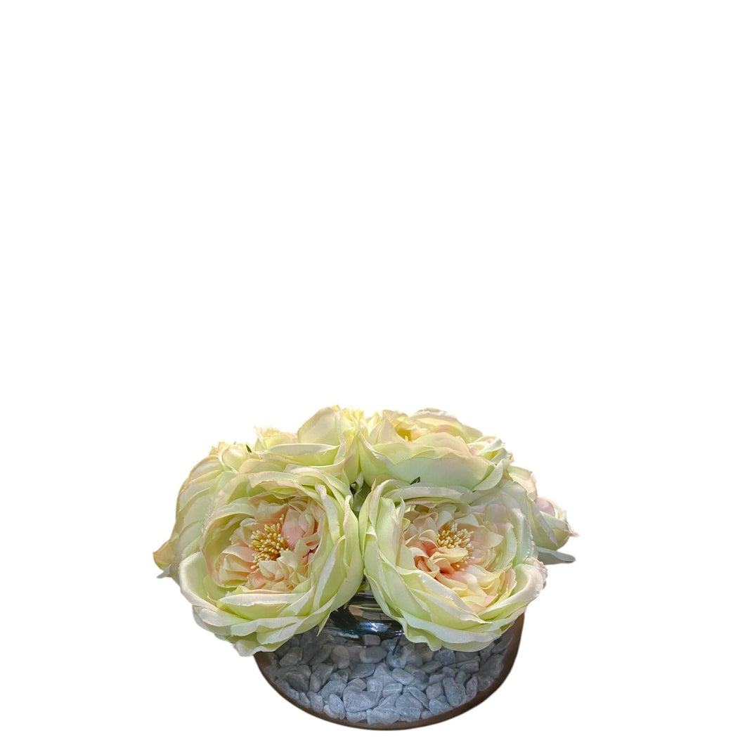 MKFA0282 Cabbage Rose Arrangement