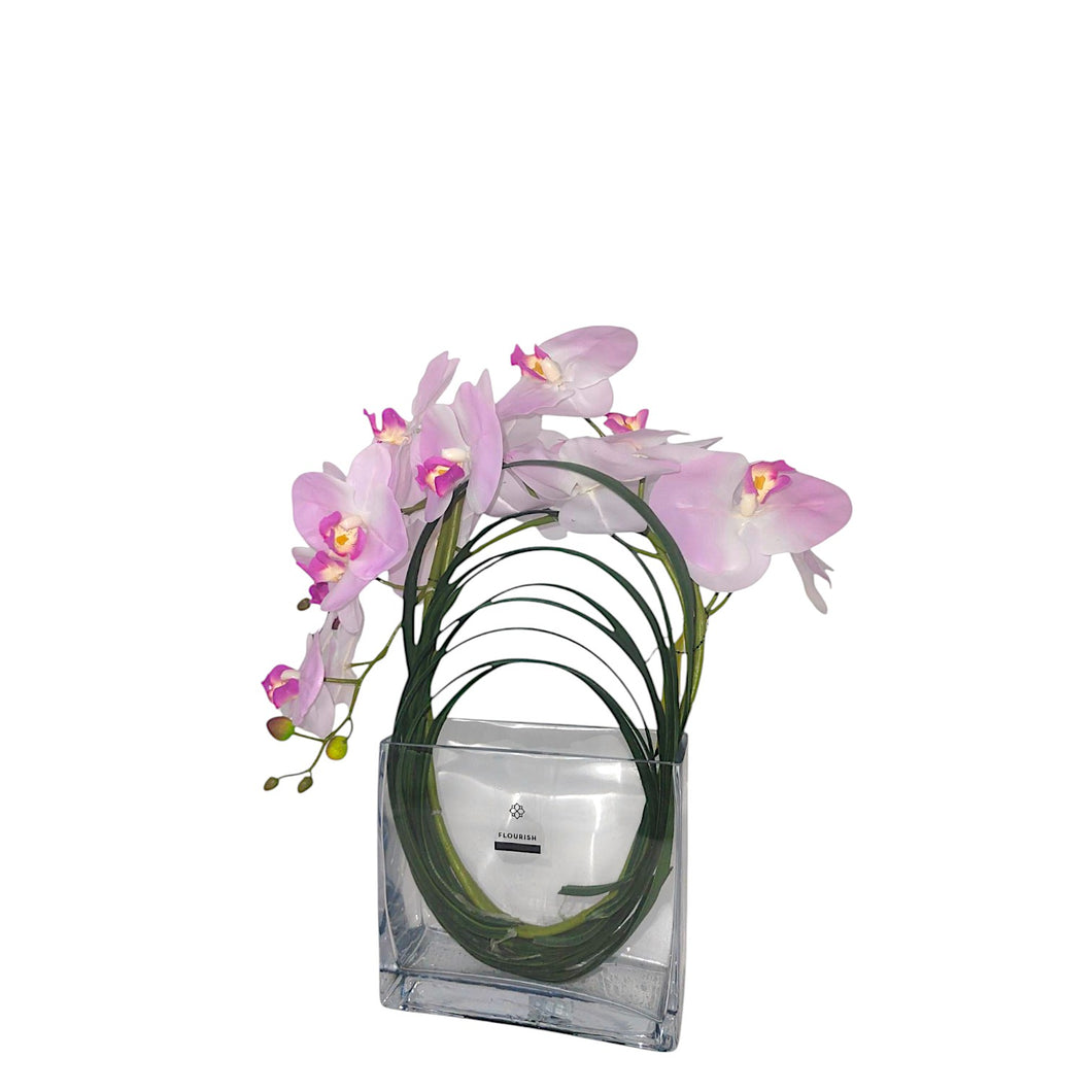 NDFA141 Orchid with Reeds Mix Arrangement (S)