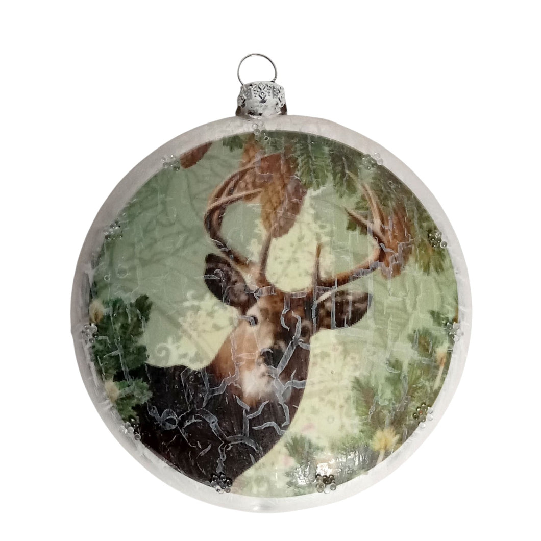Glass Ball for Hanging (Box of 4) 10cm.