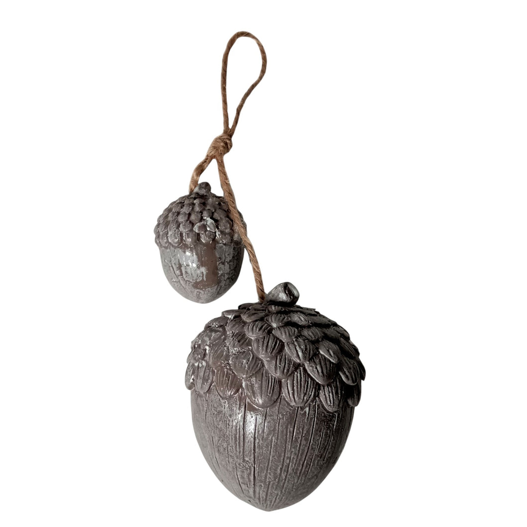 Polyresin Pinecone for Hanging (Box of 6) 19cm.