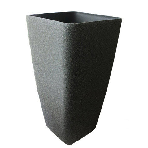 Black Sandstone Square Planter