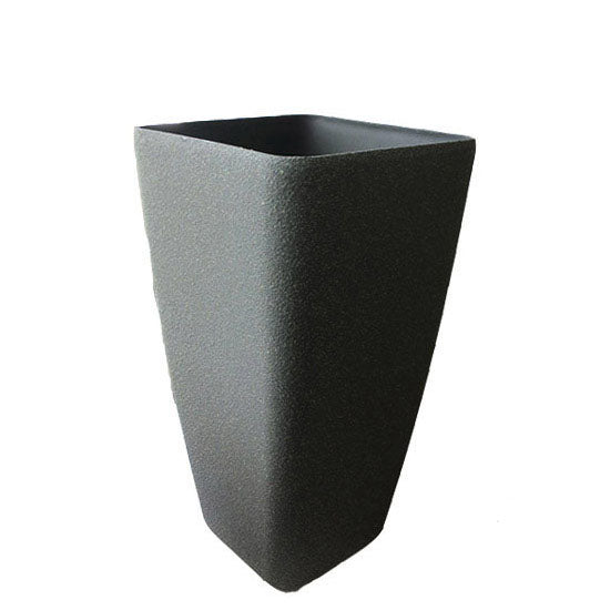 Black Sandstone Square Planter