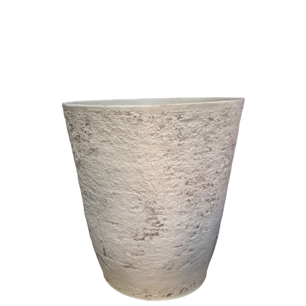 Aged Light Round Planter