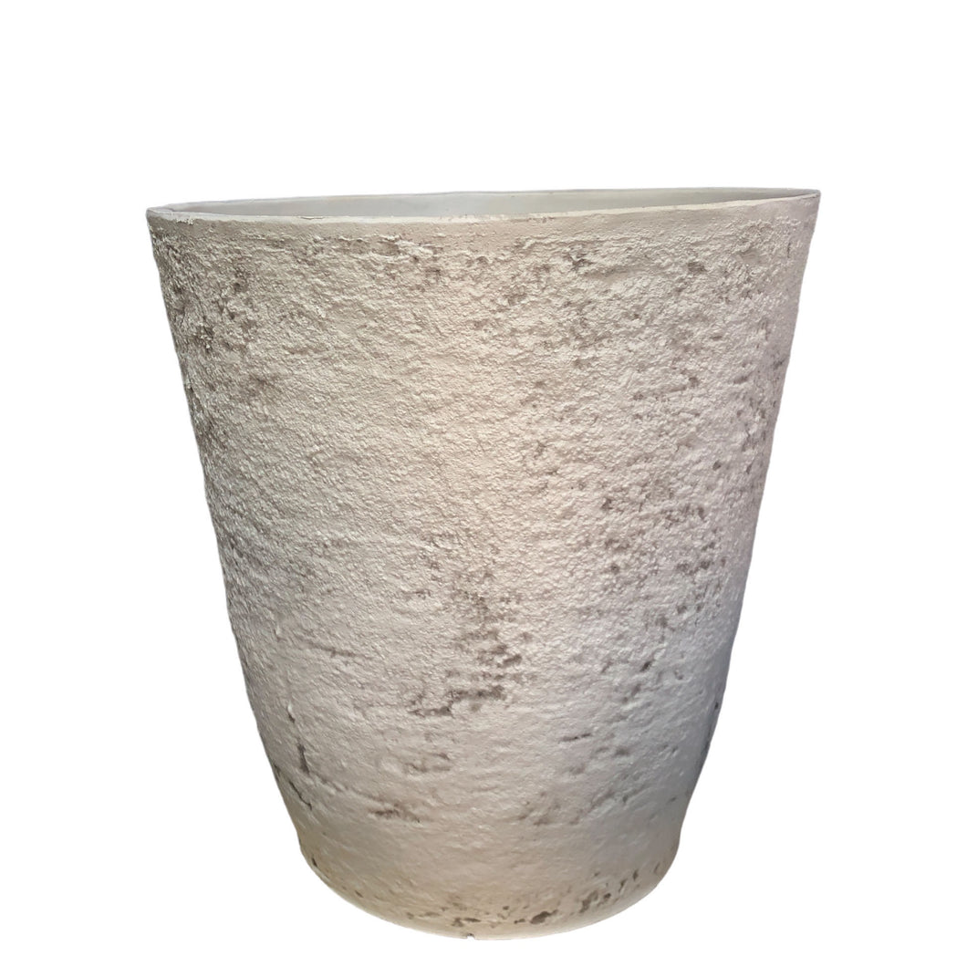 Aged Light Round Planter