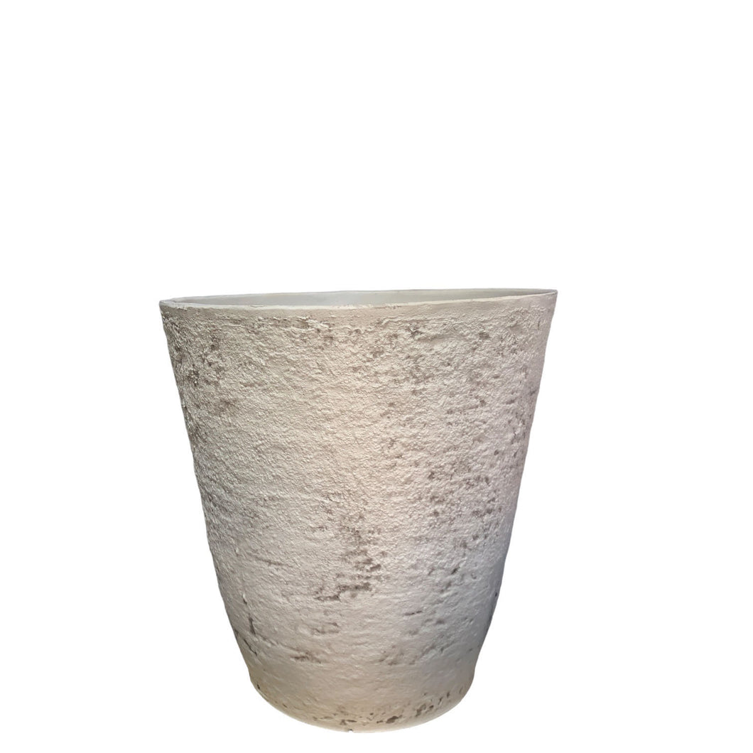 Aged Light Round Planter