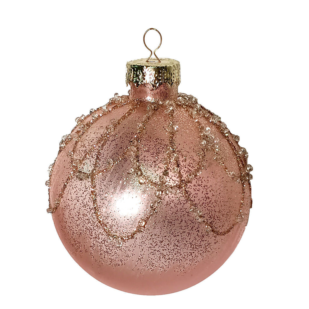 Glass Ball for Hanging (Box of 6) 8cm.