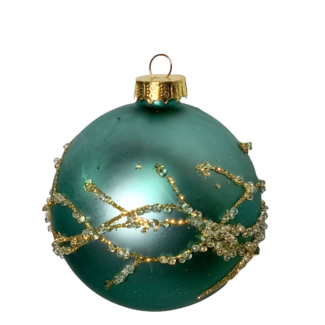 Glass Ball for Hanging (Box of 6) 8cm.